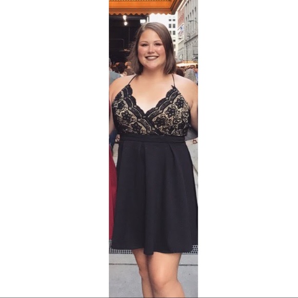 Black and Nude Francesca’s Formal Dress - Picture 5 of 5